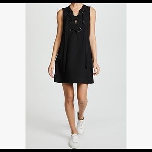 English Factory Women's Lace Up Front Dress